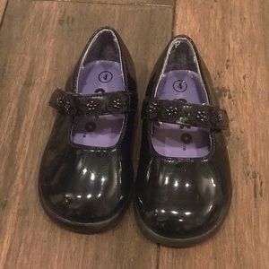Toddler Black Patent Leather Buckle …